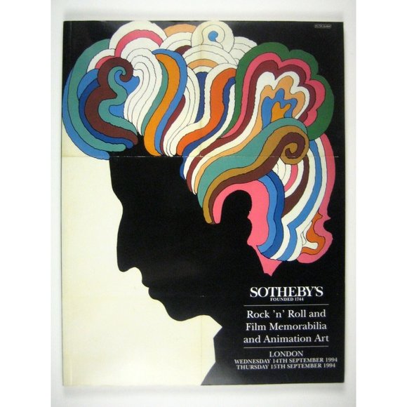 Sotheby's Catalog 1994 September London Rock 'n Roll Film Memorabilia Animation - Picture 1 of 7